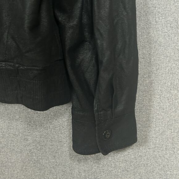 Vintage 90s Remy Lambskin Leather Bomber Jacket Men’s 38 Zip USA Made - 2 Flaws - Picture 10 of 12